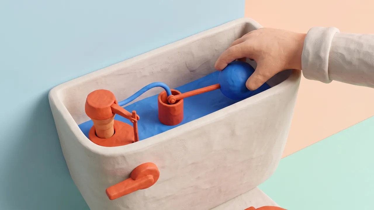 WC qui coule : réparer la chasse d'eau