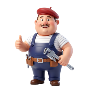 Mascotte PlombierUrgent